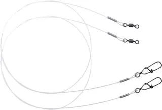 Spro Matt Black Leader Fluoro 2 0.60mm 40cm 20kg 2pcs