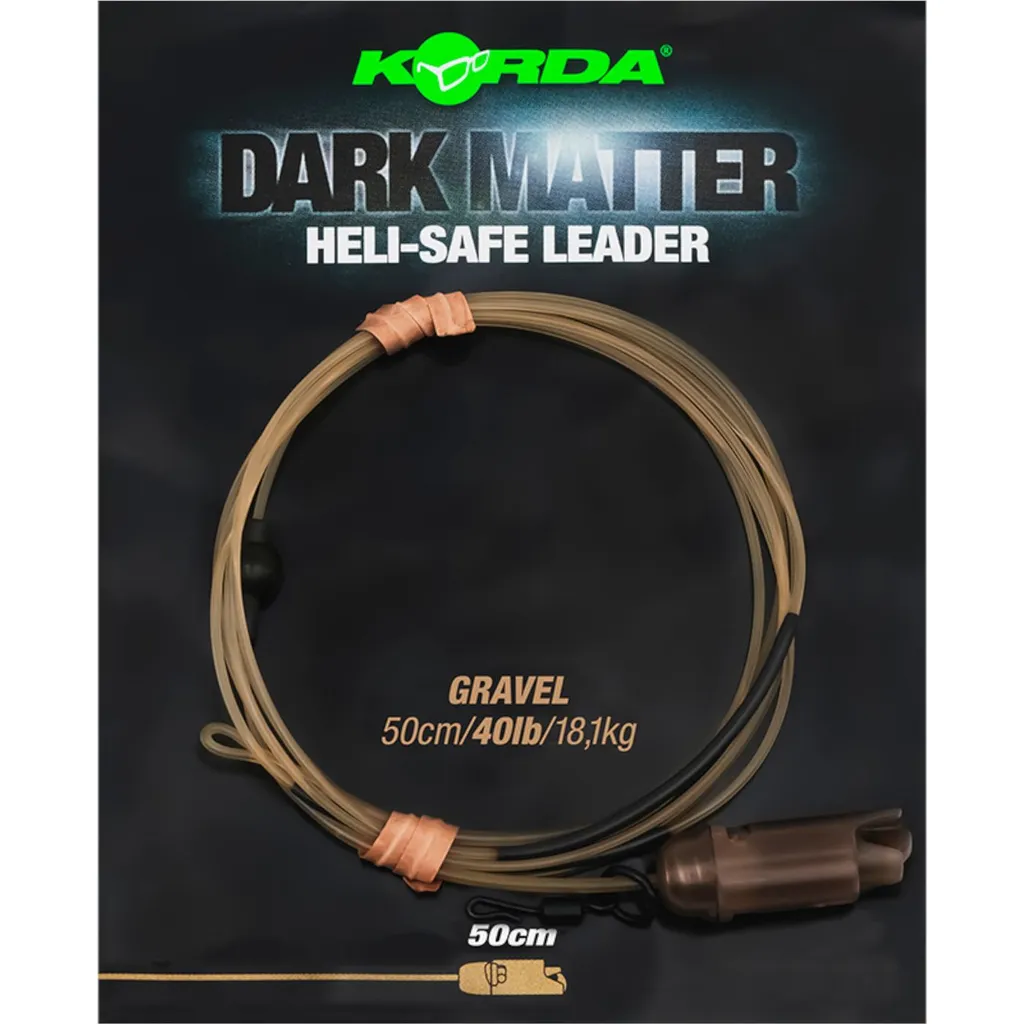 Korda Dark Matter Leader Heli Safe 50cm 18.1kg Gravel