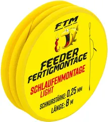 FTM Schlaufenmontage 8m - Feedermontage 4.4kg 0.25mm