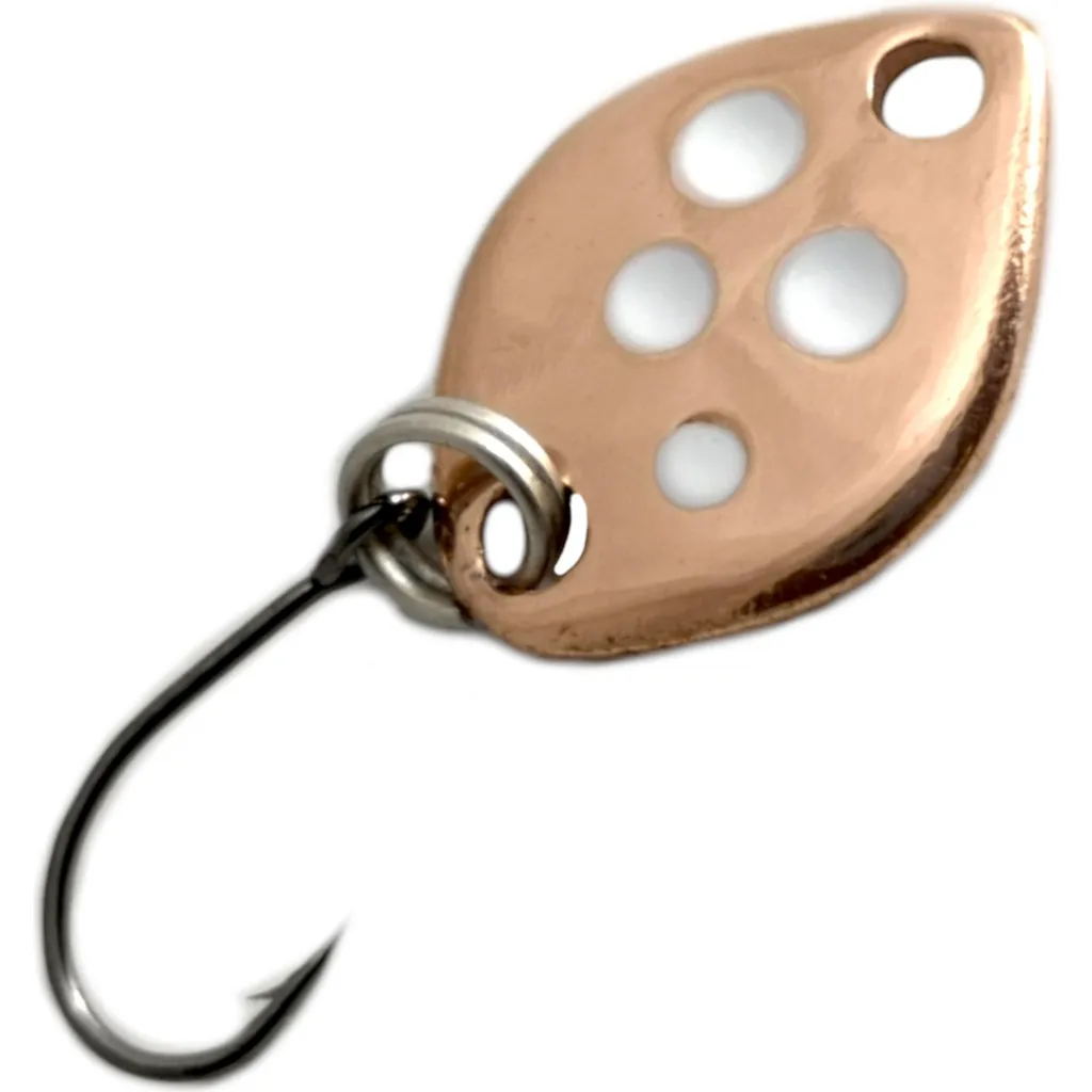 Troutwerk Spoon Blinker Kupferfarben/Weiße Punkte