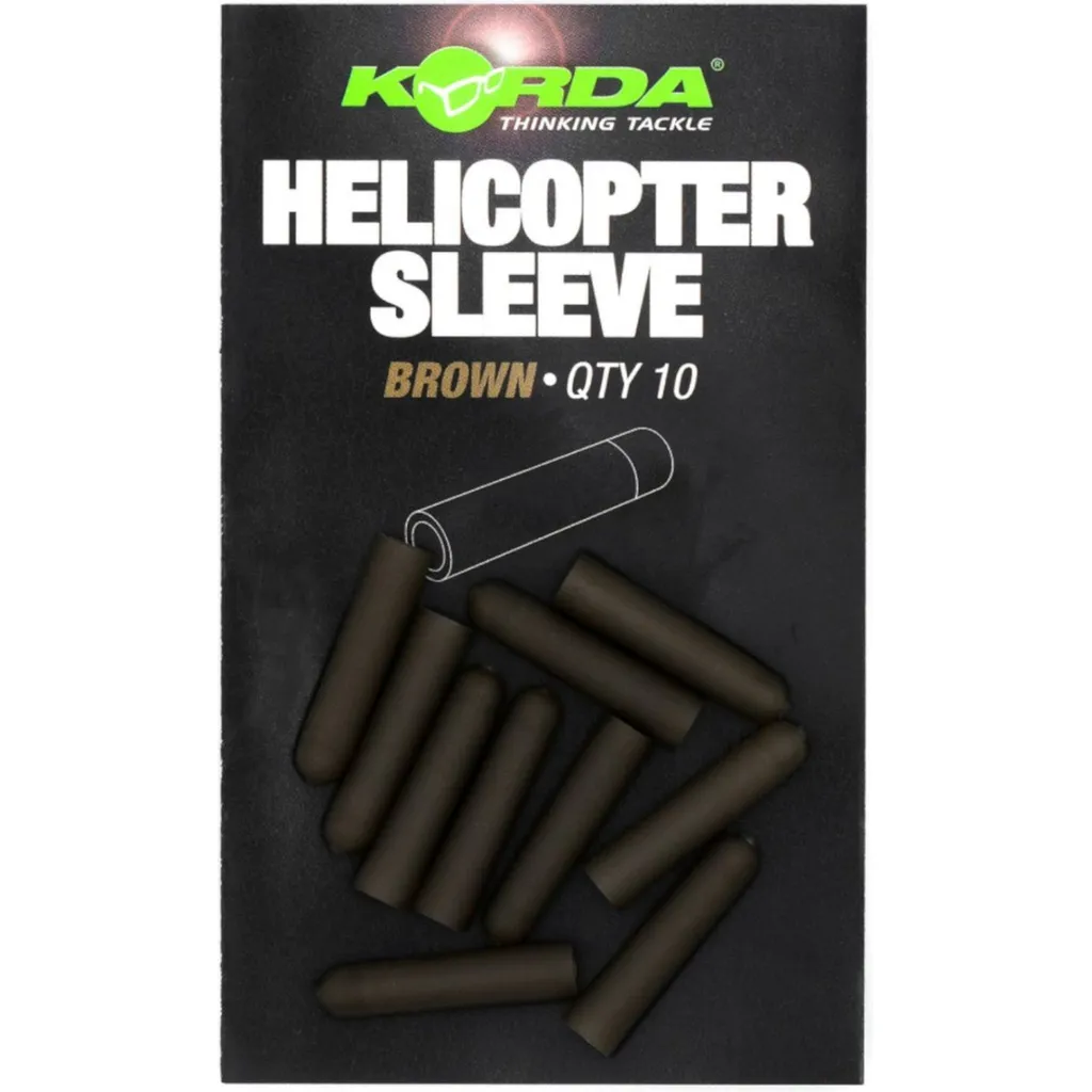 Korda Heli Sleeve Rig-Zubehör 10er Braun
