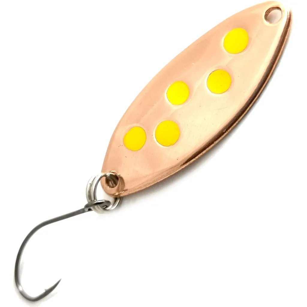 Troutwerk Spoon Blinker 70274 3.3cm 2.5g Kupfer Gelb