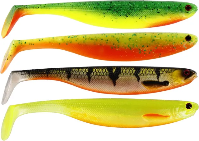Westin Shadteez Slim Softbaits Dark Water Mix Set 7.5cm 3g 4pc