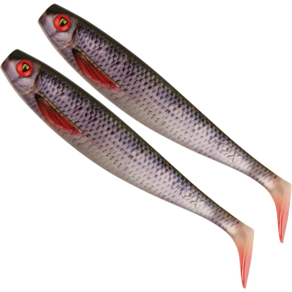 Fox Rage Pro Shad Gummifische 14cm SN Roach