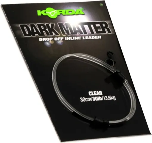 Korda Dark Matter Leader Drop Off Inline 30cm 30lb Clear