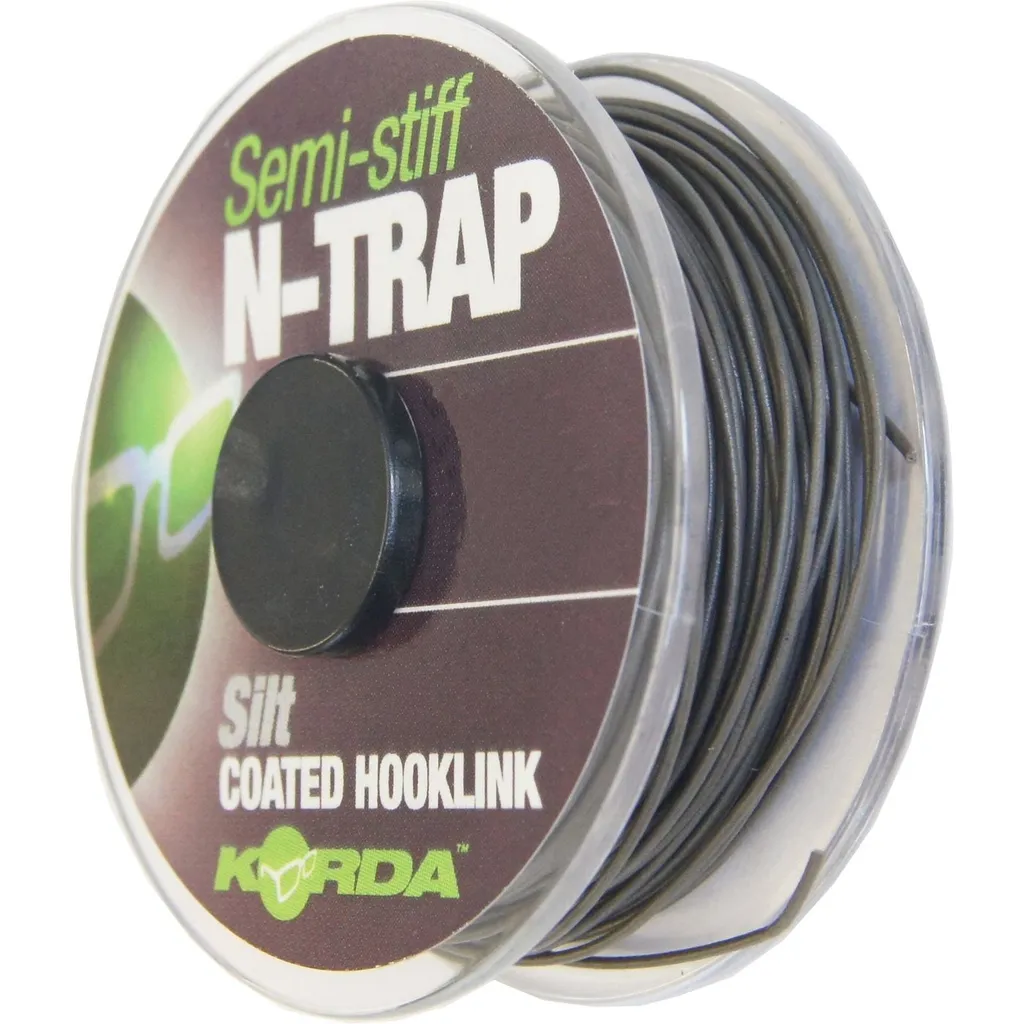 Korda N-TRAP Semi Stiff Vorfachschnur 13,6kg Schlamm
