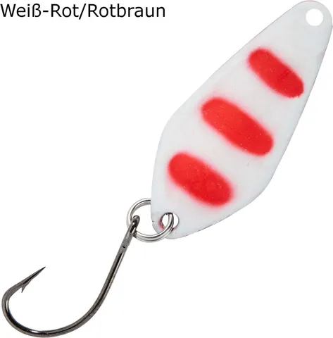 Balzer Spoon Searcher 2.1g Weiß-Rot/Rotbraun