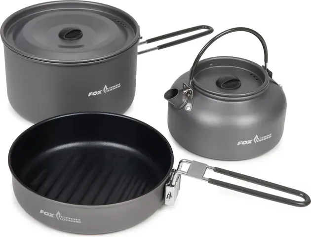 Fox Cookware 3 Piece Cook Set 0.9L Aluminium