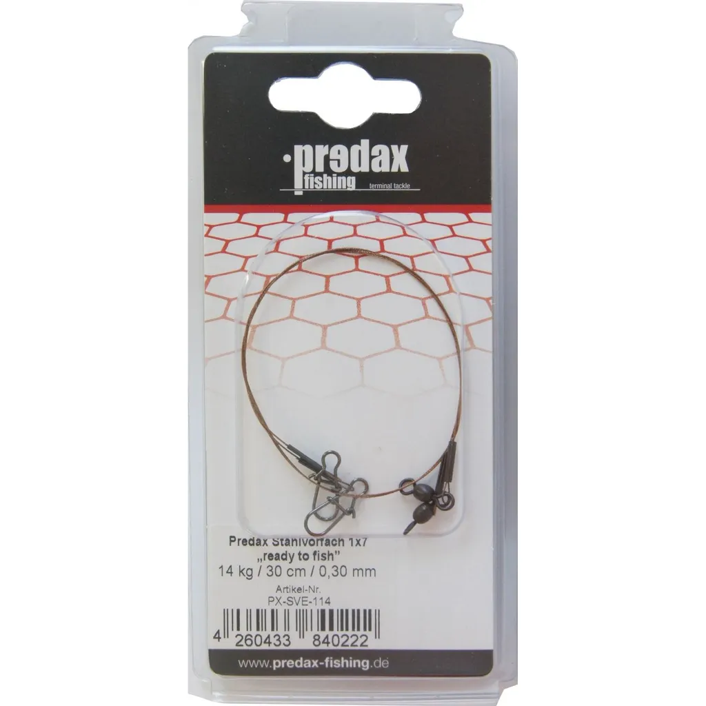 Predax Stahlvorfächer 0.30mm 30cm 14kg