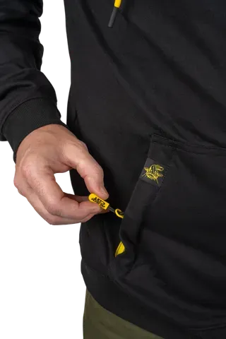 Black Cat Black Zip Hoody Large