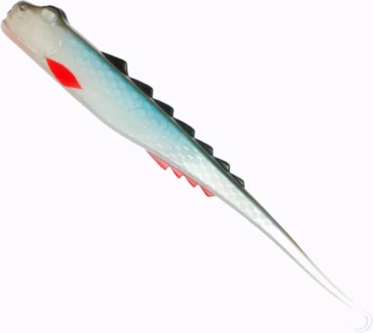 Hearty Rise Valley Hunter Pelagic Curly Gummiköder 22cm 46g Angry Roach