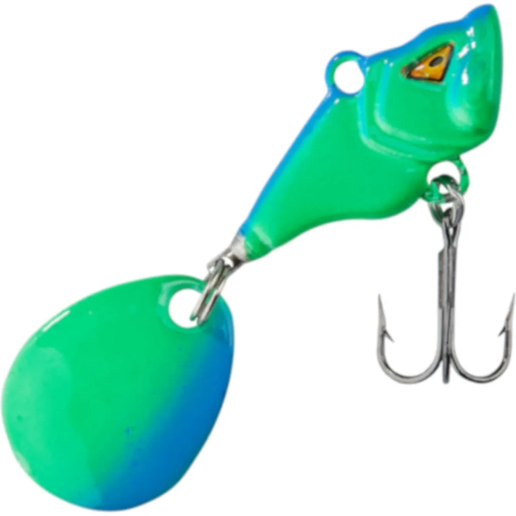 Balzer Shirasu Colonel Spin Buddy Evil Eye Spin tails 2,5cm 8g Blue Melon
