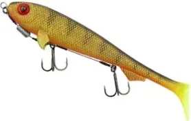 Fox Rage Super Slick Shad 23cm 97g UV Natural Perch 2x 2/0 hooks