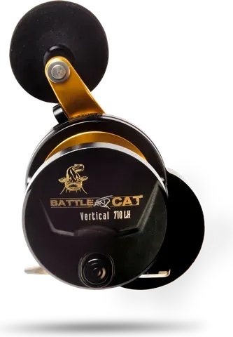 Black Cat Battle Cat Vertical Baitcasting-Rolle 710 7.2:1 15kg 390g LH