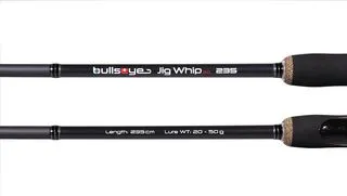 Bullseye Jig Whip 2.0 Spinning Rod 130g 126cm Fuji VSS LWC-40t Composite