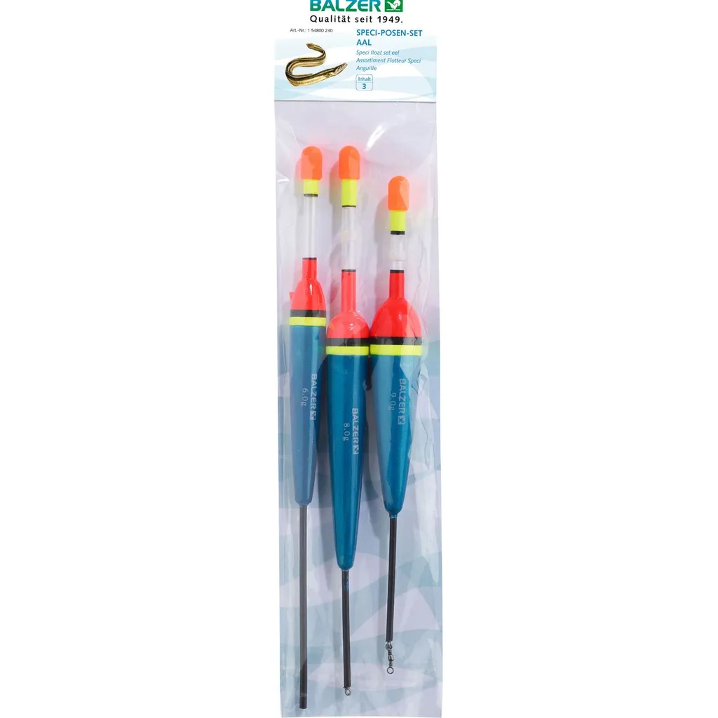 Balzer Posensortiment Aal 105723 6–9g 3Stk