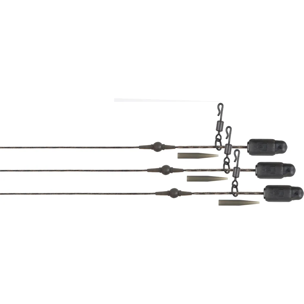 Fox Edges Naturals Heli-Clip Rigs 30lb 13.6kg 75cm 3pc