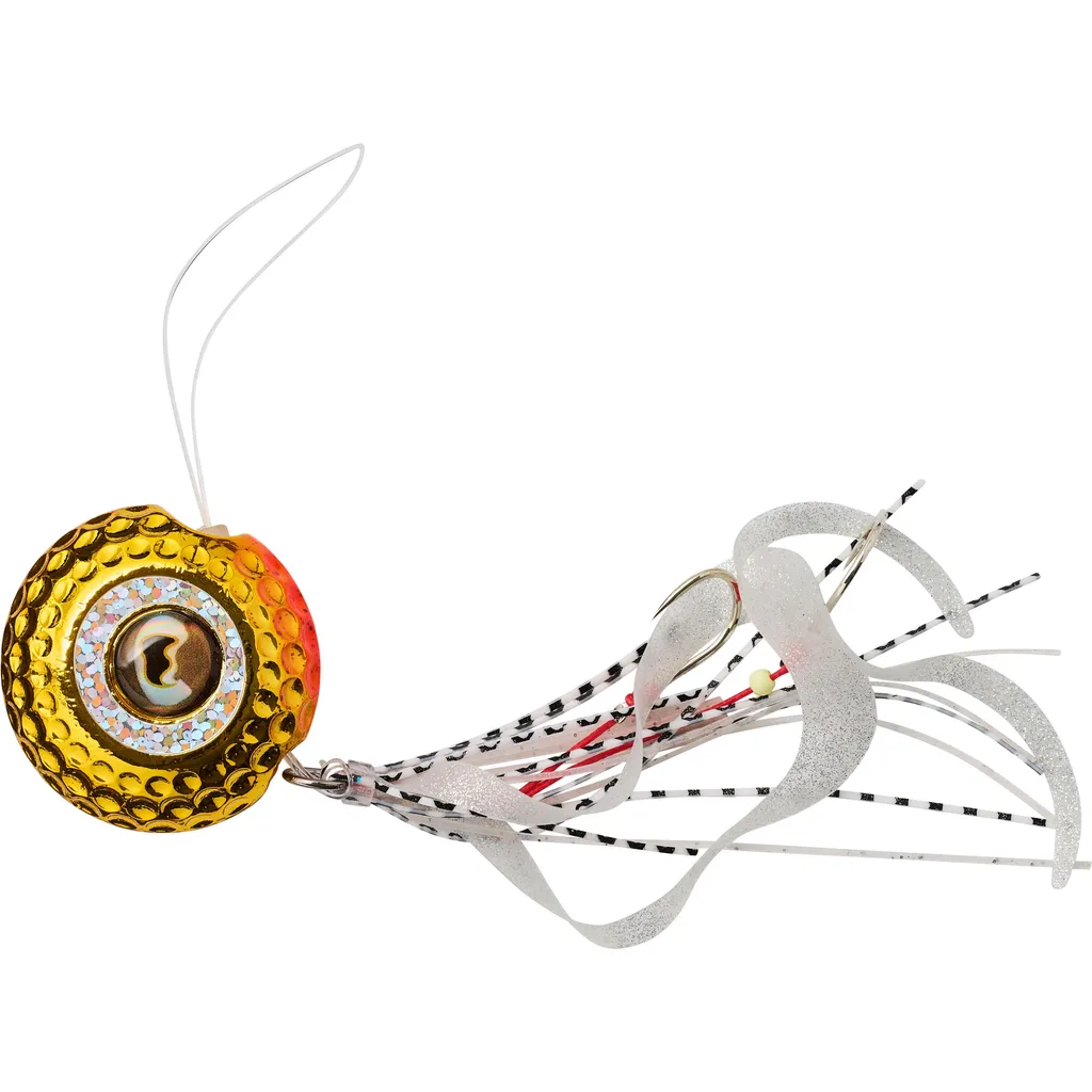 Savage Gear Savage Rubber Skirted Jigs 75g 3.2cm Gold Orange