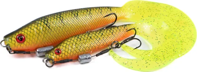 Fox Rage Pro Grub Loaded Natural Perch 35g 16cm Size 2 Trebles