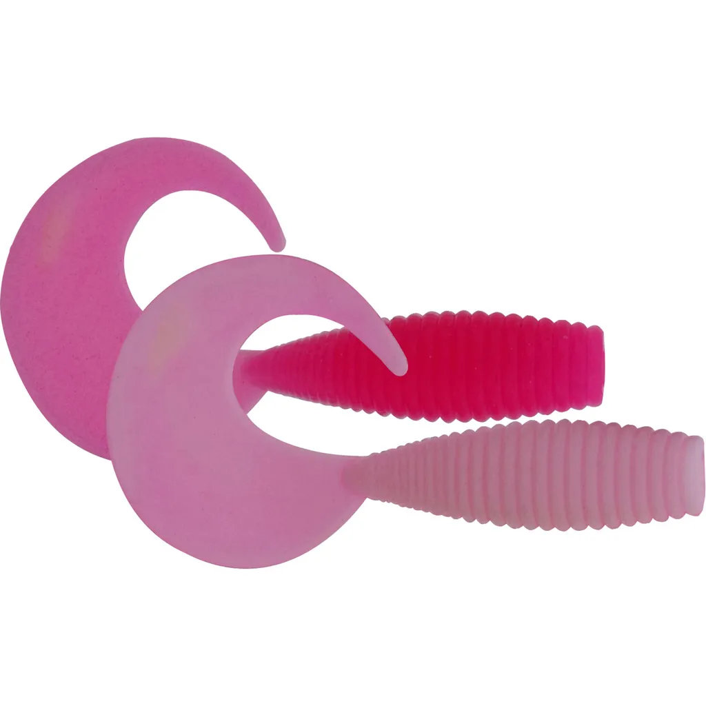 Kinetic Curlypup Gummiköder 5.1cm 2g White Pink