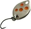 Troutwerk Spoon 0.8g 1.2cm Silver/Orange Dots