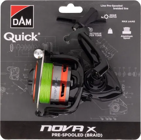 DAM Quick Nova X Spinnrolle 2500FD 5.2:1