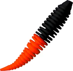 FTM Omura Baits Hero Banane Gummiköder 4cm Neon Orange-Schwarz