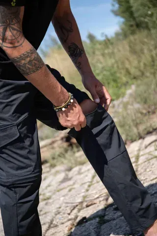 Black Cat Zip-Off Trousers Black XXL