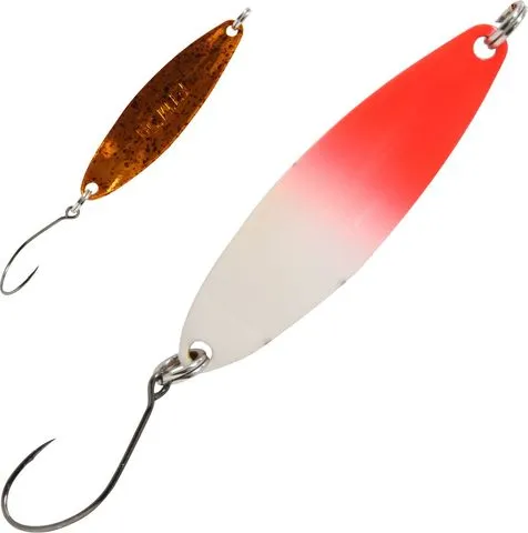 FTM Spoon Heavy 5g Red / White / Copper Plated With Black Dots