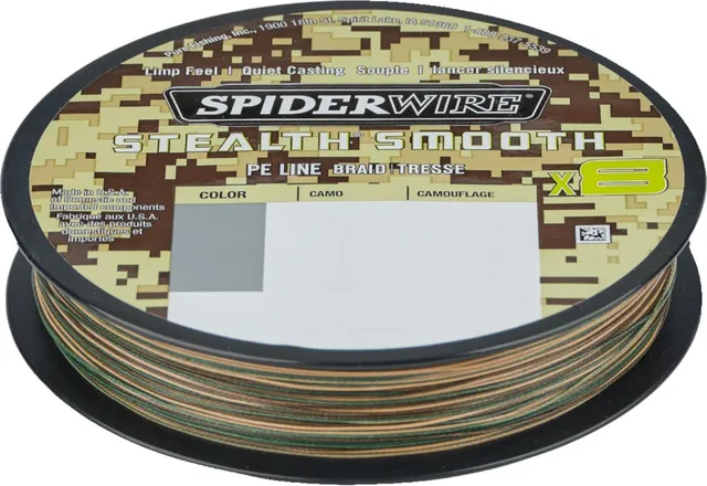 Spiderwire Stealth Smooth8 X8 PE Braid 0.11mm 10.3kg Camo