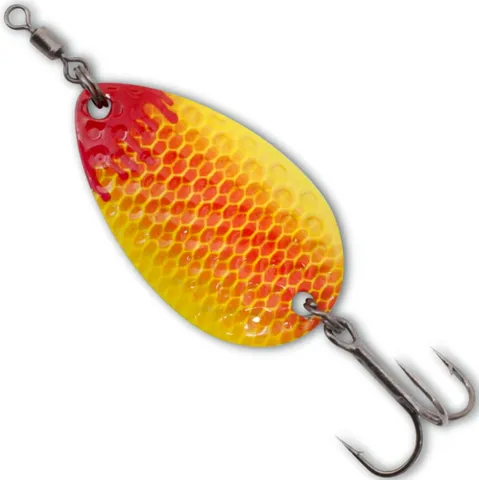 Quantum Magic Trout Blood Big Blade Forellenblinker 3,5cm 2,6g Rot Gelb