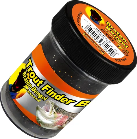 FTM Forellenteig schwimmend Braten Bengel Boilie & Carp Bait 50g Black