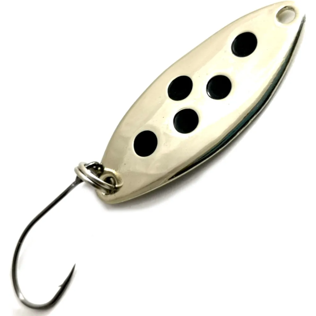 Troutwerk Spoon Blinker 70270 3.3cm 2.5g Silber Schwarz