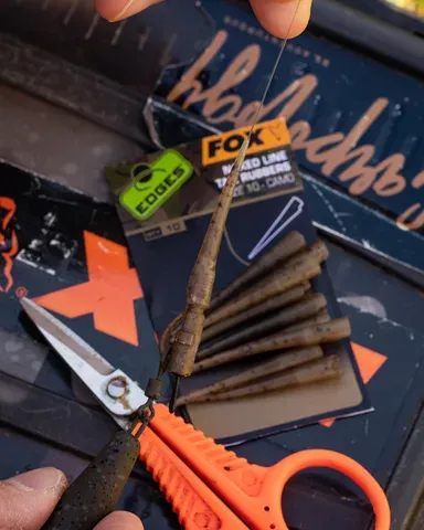 Fox Edges Tail Rubbers 10 5pcs Camo