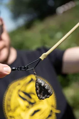 Black Cat Pellet Pro Mega Lead Clips 8cm Steel/Rubber