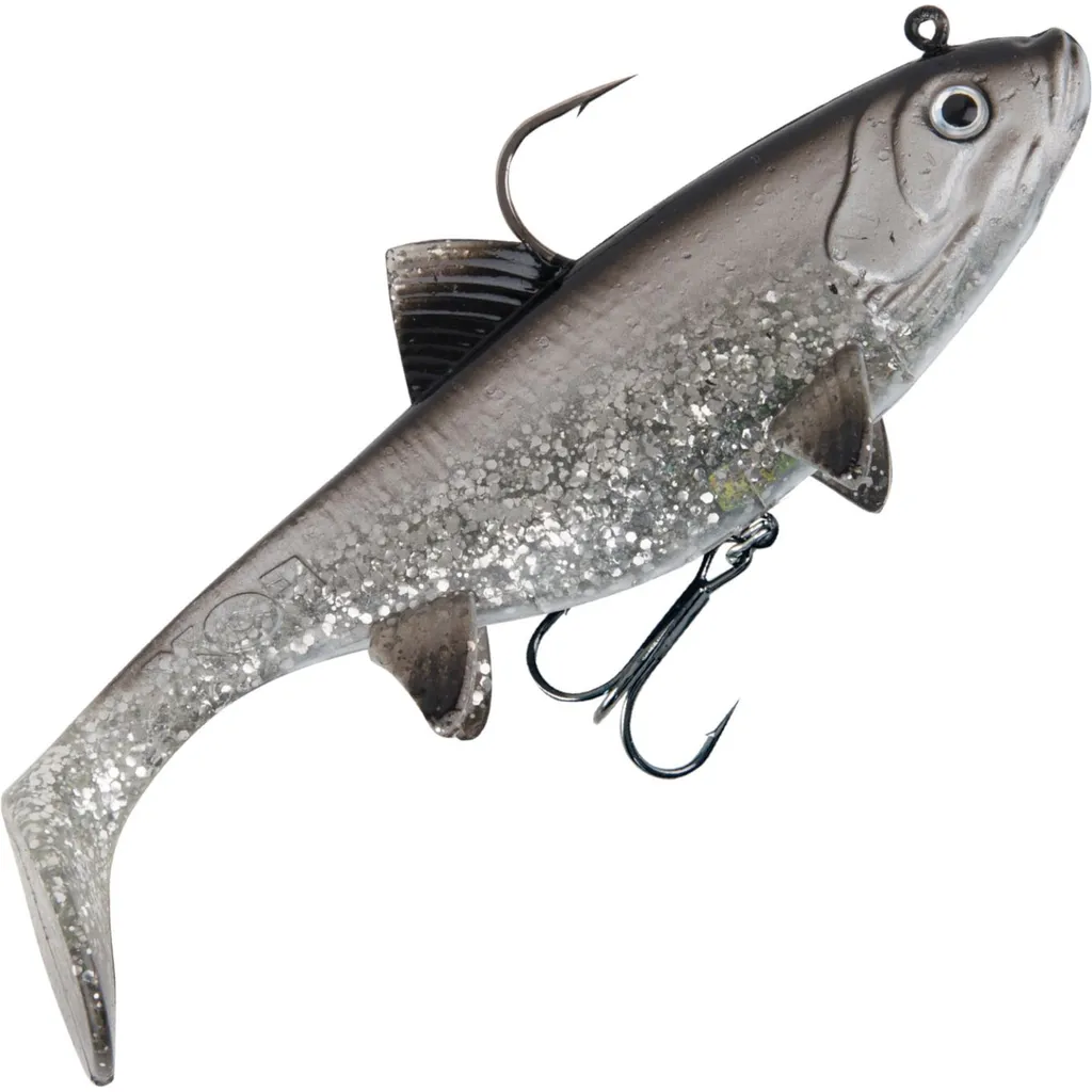 Fox Rage Replicant Wobble Swimbait 23cm 155g UV Silver Bait Fish