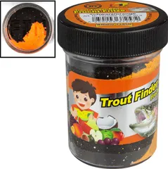 FTM Forellenteig schwimmend 50g Schwarz-Orange Frucht