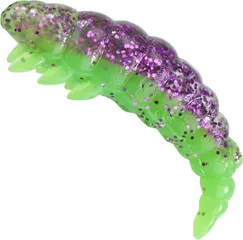 Balzer Bazillus Knoblauch Gummiköder 3cm 1.5g Purple Chartreuse