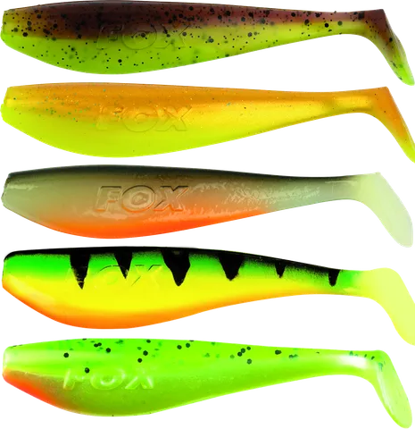 Fox Rage Zander Pro Shad 7.5cm 5pcs Mixed UV Colour Pack
