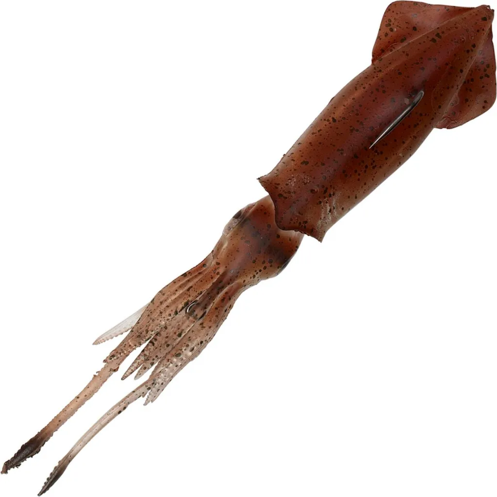 Savage Gear 3D TPE Swim Squid Meeresköder 12.5cm 25g Brown UV