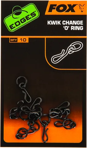 Fox Edges O Ring Kwik Connector 10pcs Matt Black