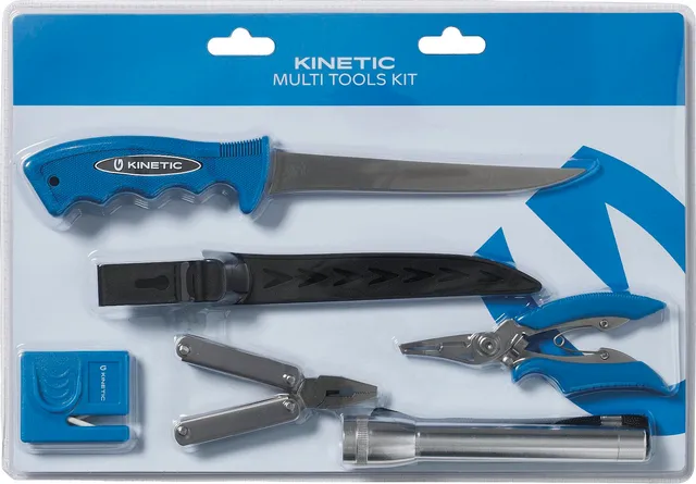 Kinetic Multi-Tools Kit 202 Black/Blue 5pc