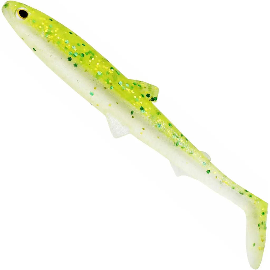 Westin BullTeez Shadtail Gummifische 9.5cm 7g Sparkling Chartreuse