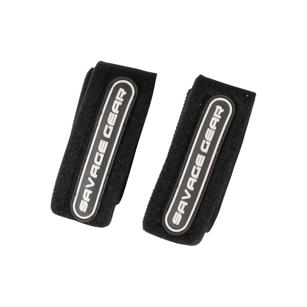 Savage Gear ROD STRAPS 2PCS Rutenfutteral Rutenhülle & Rutenschutz Schwarz/Weiß