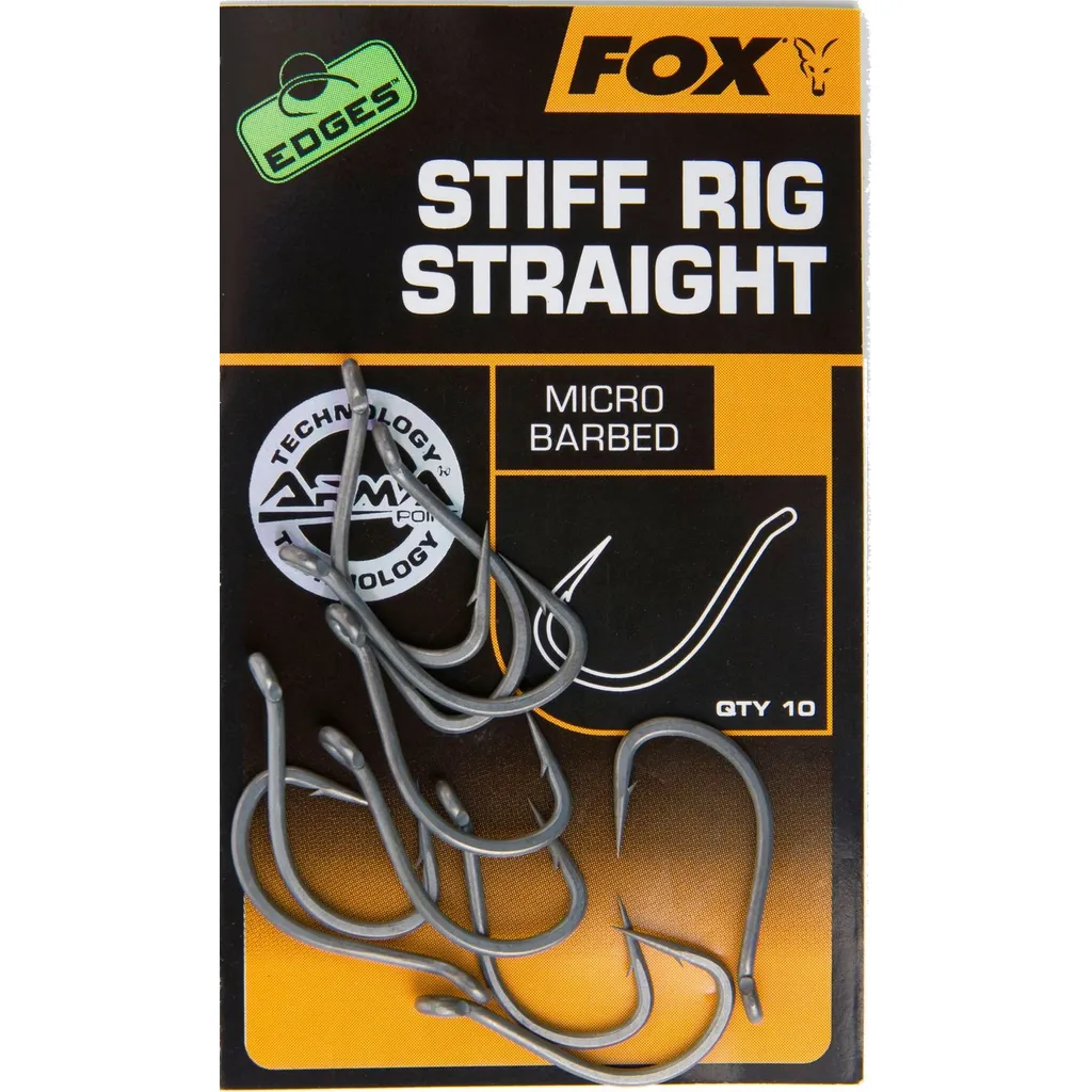 Fox Edges Armapoint Stiff Rig Straight Hooks #7