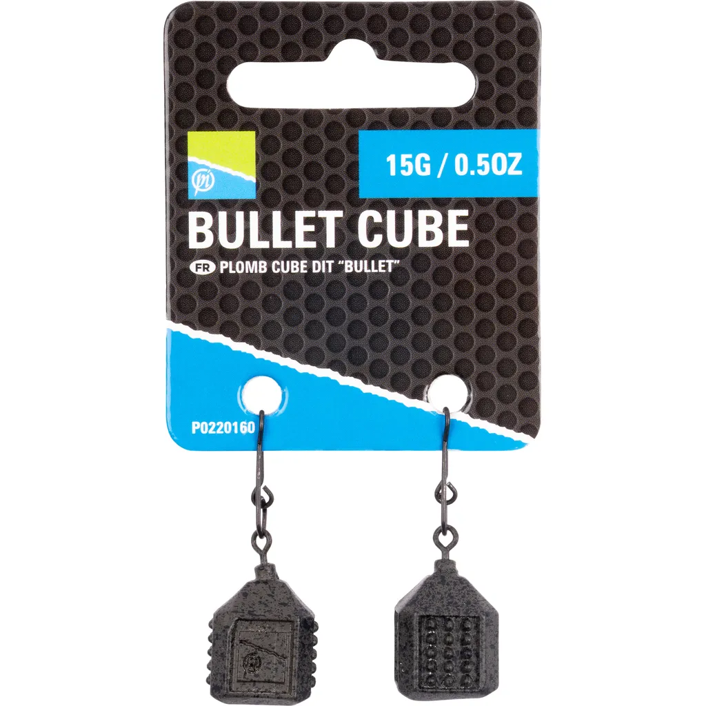 Preston Bullet Cube Gewichte & Bleie 15g