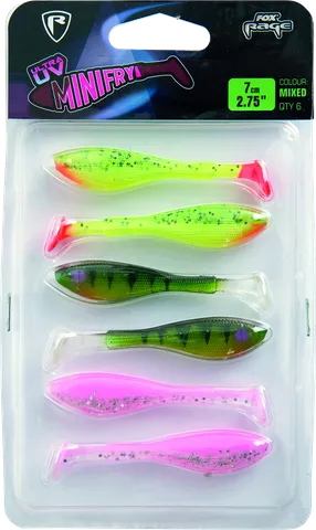 Fox Rage Mini Fry Weiche Köder 7cm Mixed