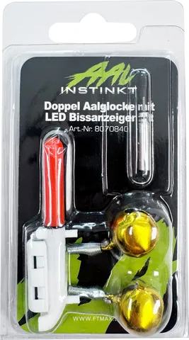 FTM Doppel Aalglocke Mit LED Bissanzeiger Rot