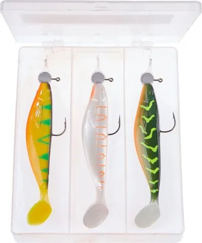 Balzer MK Köder-Set 10cm 7g Jighead 5/0 Softbait + Jighead