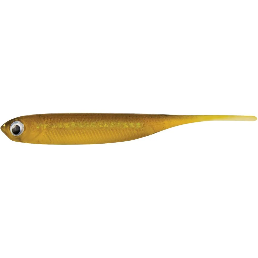 Fox Rage Micro Tiddler Slow Gummiköder 5cm Gold Shiner